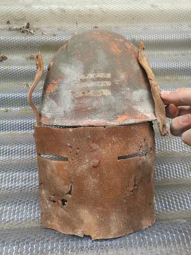 A friend of mine found this helmet. Any idea what it could?