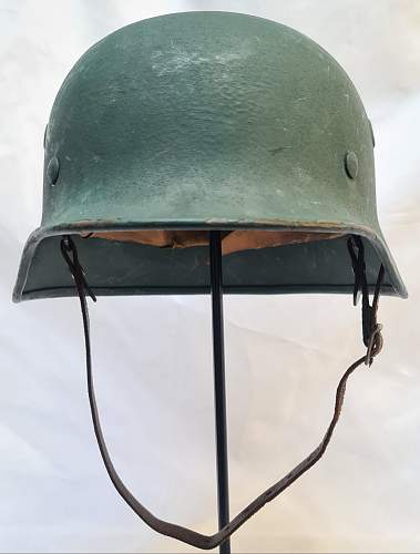 Helmet of the West-German &quot;Bundesgrenzschutz&quot; - &quot;Federal Border Guard &quot; - M 1951 - Part 3