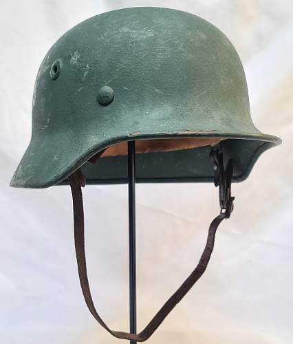 Helmet of the West-German &quot;Bundesgrenzschutz&quot; - &quot;Federal Border Guard &quot; - M 1951 - Part 3