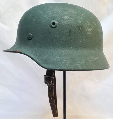Helmet of the West-German &quot;Bundesgrenzschutz&quot; - &quot;Federal Border Guard &quot; - M 1951 - Part 3