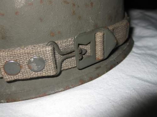 Helmet found. - Looks a little like a M1 helmet