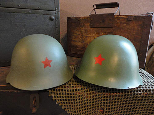 Helmet Pick-Ups  -  Belgian M71, French M78, Yugo M59, Ssh60 etc...