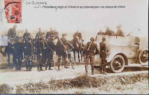 Belgian army through postcards and photos