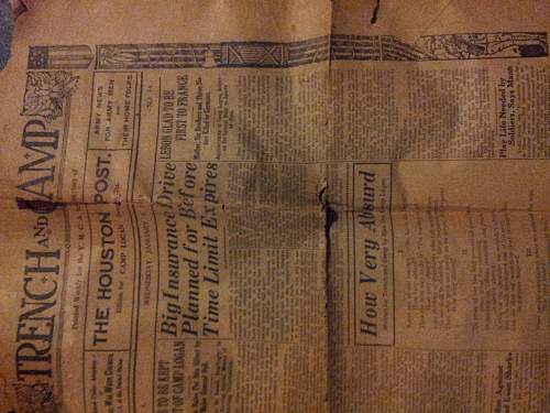 WWI Soldier Newspapers.